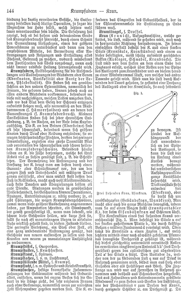 Eine Buchseite mit einer Zeichnung einer Maschine neben dem Text "Deutsches Patent 114,000,000", wobei die Illustration rechts positioniert ist.