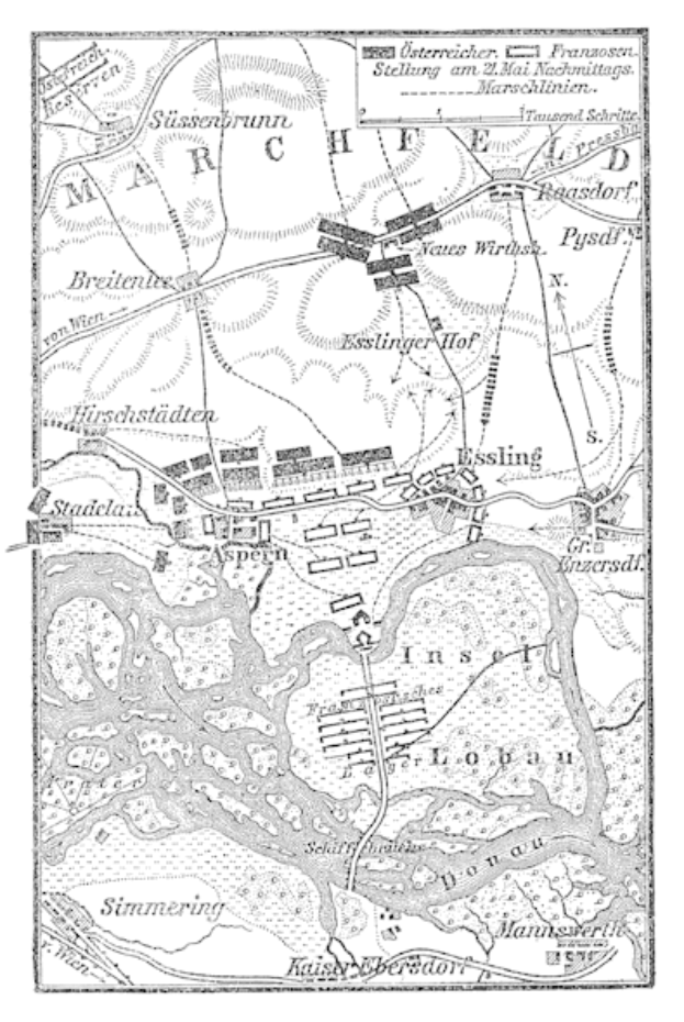 Eine detaillierte Schwarz-Weiß-Karte der Schlacht von Stuttgart, Deutschland, mit Straßen, Gebäuden und anderen Merkmalen mit Textbeschriftungen.